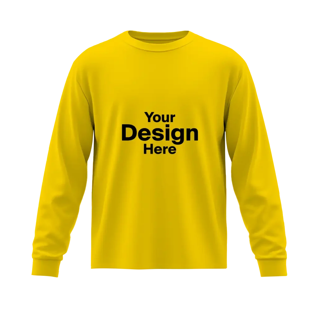 Long-Sleeve-100%-Cotton-Gold