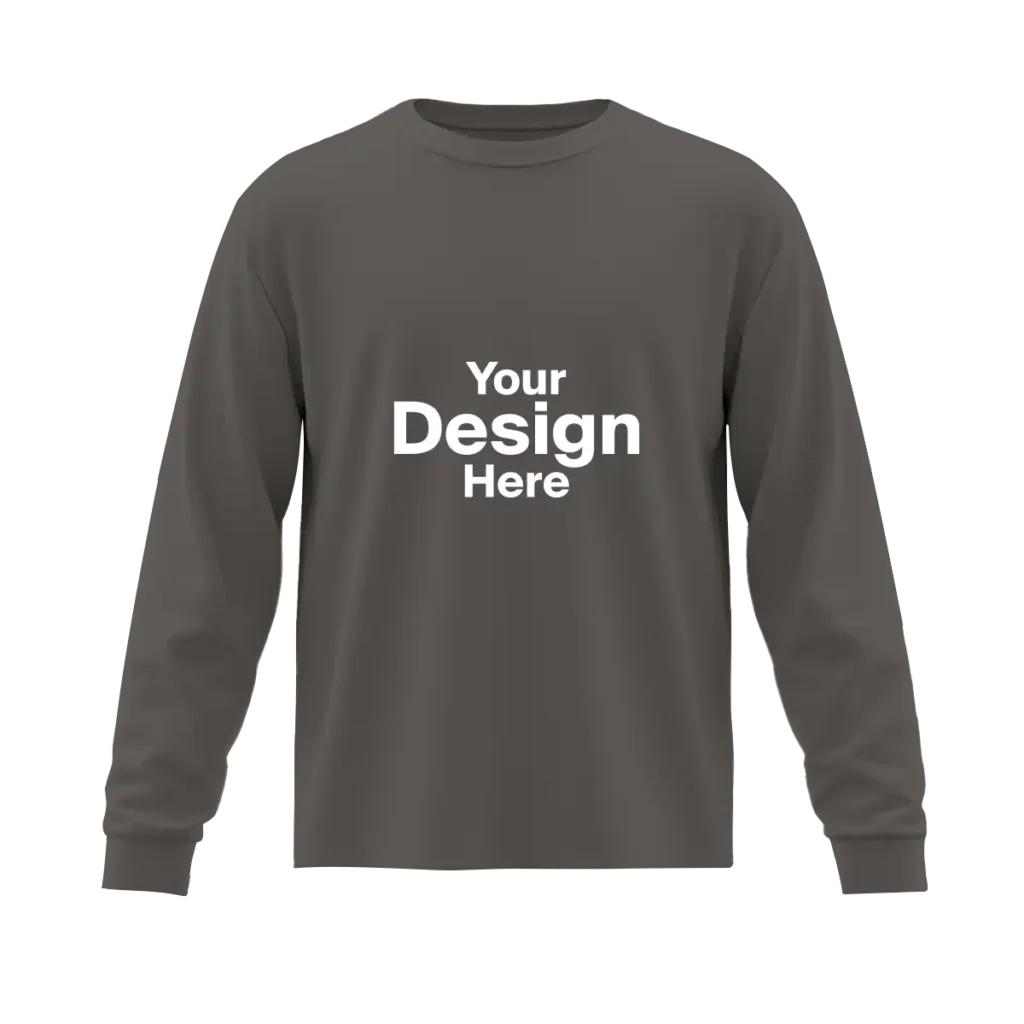 Long-Sleeve-100%-Cotton-Graphite