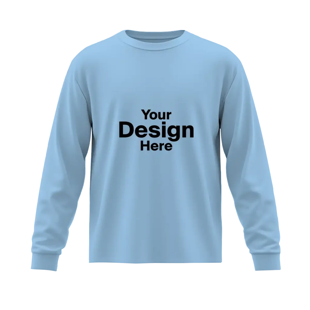Long-Sleeve-100%-Cotton-Light-Blue