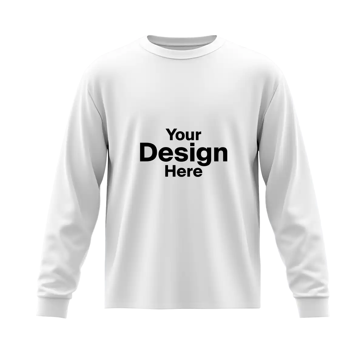 Long-Sleeve-100%-Cotton-White